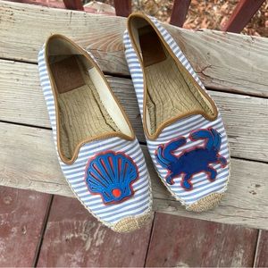 Tory Burch Crab and Shell Espadrilles